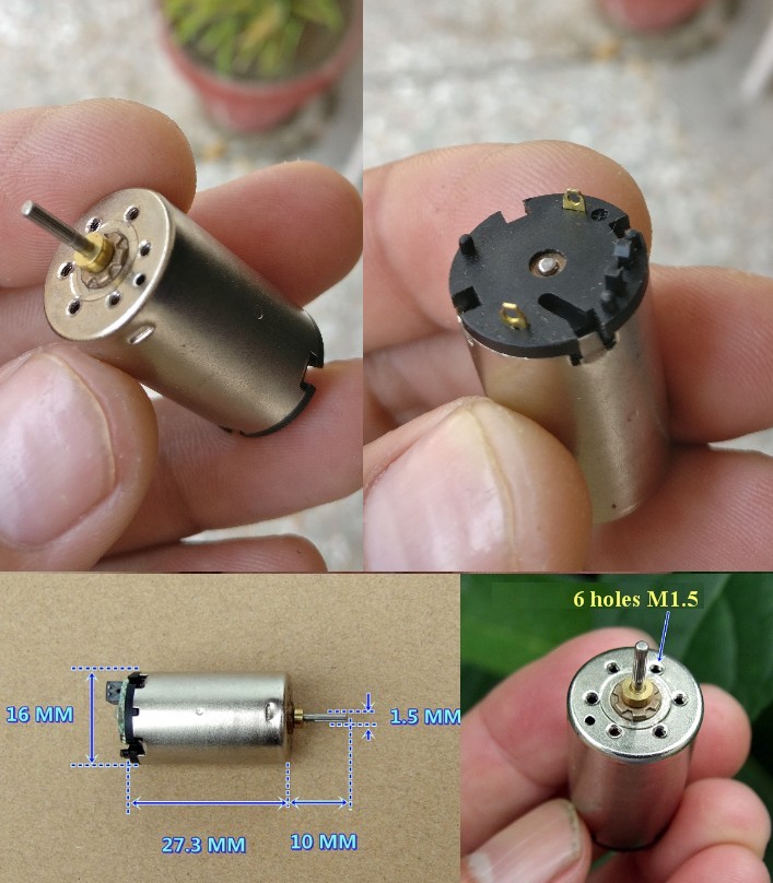 Micro DC 12V 10000RPM strong magnetic motor DIY