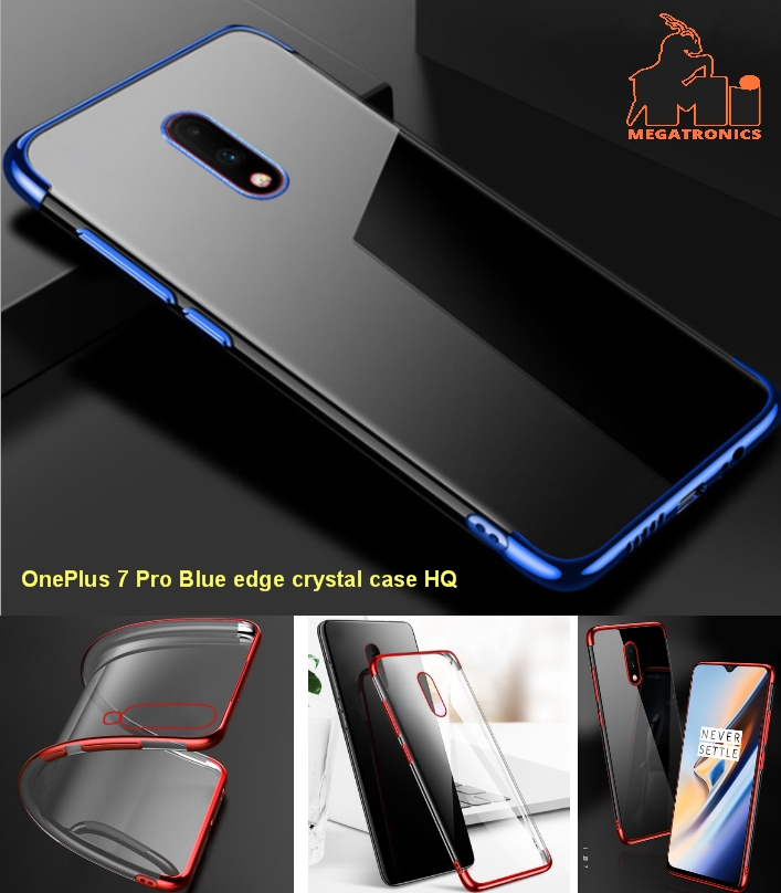 GKK Oneplus 7 pro Case Soft Silicone blue Flexible