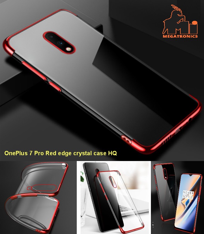 GKK Oneplus 7 pro Case Soft Silicone Red Flexible 