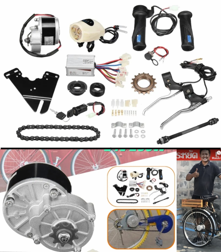 24V 250W Electric Bike Conversion kit Scooter Motor Controller Kit For 20-28inch