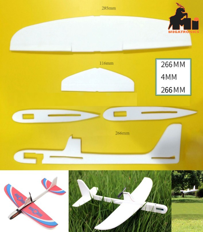 Capacitor Hand Throwing Free-flying Glider Airplan