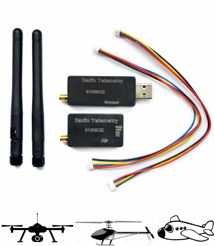 3DR Radio Telemetry Kit With Case 915MHZ For MWC A