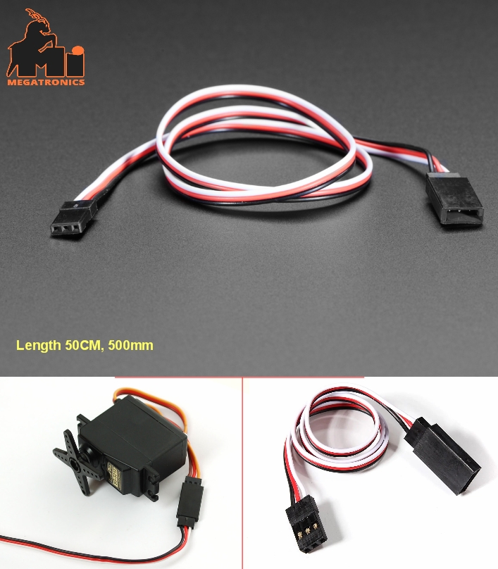 50cm ESC Servo Extension Cable Lead Wire 9g 12g et