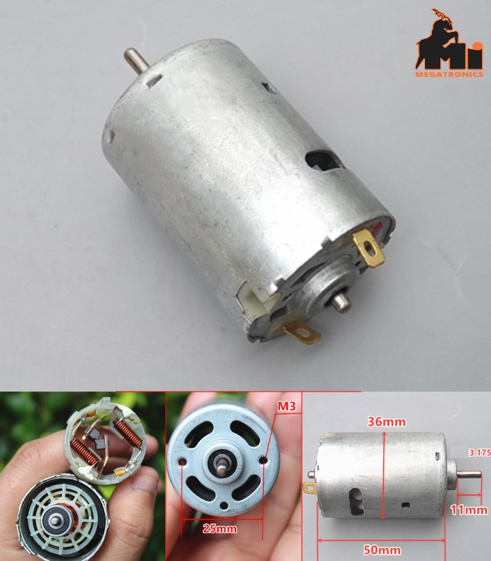 12V high speed high torque 545 motor Double ball bearing (used 7/10 Condition)