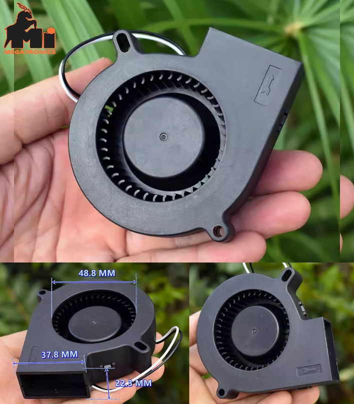 7525 DC 5V-7.4V motor air fan micro blower centrifugal blower fan worm fan