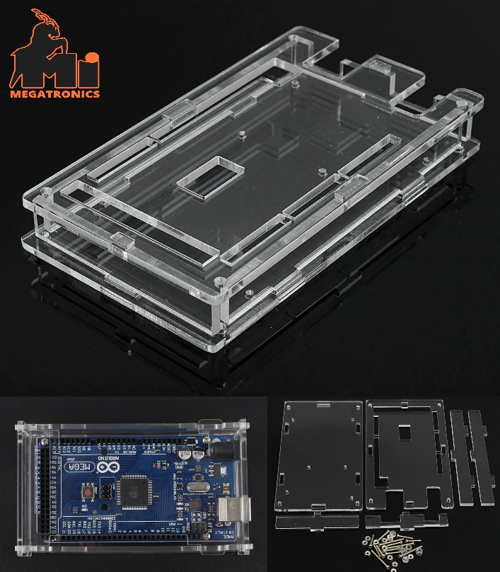 arduino Mega2560 Case Enclosure box Transparent Acrylic protection cover