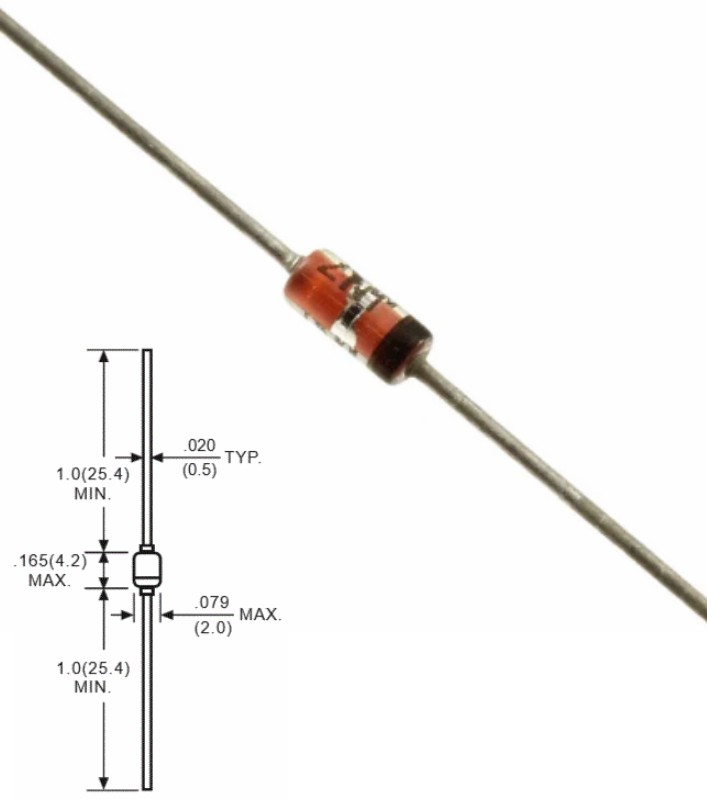 1N4148 silicon switching signal diode