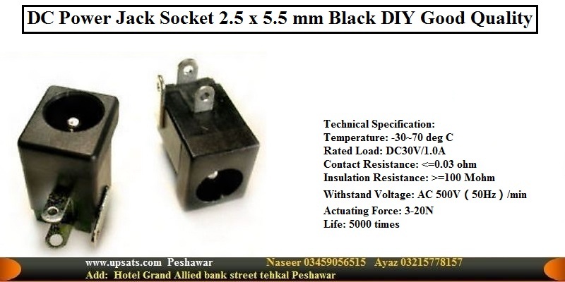 DC Power Jack Socket DC005 2.1x5.5mm connector DIY
