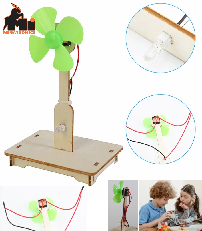 DIY Wind Power Generation science Kit STEM toy kids education