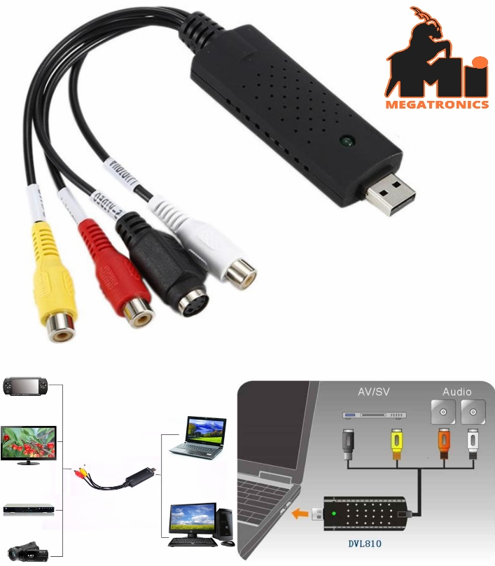 ODM/OEM Easycap USB 2.0 Video Audio Vhs to DVD Converter Capture Card  Adapter - China Cable and LCD TV price