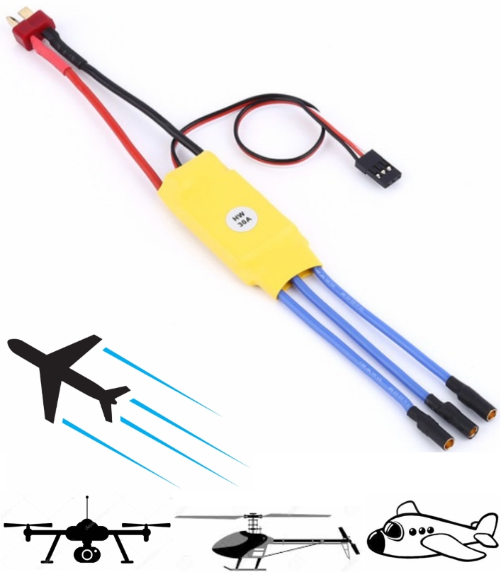 30A ESC Brushless Motor Speed Controller RC drones