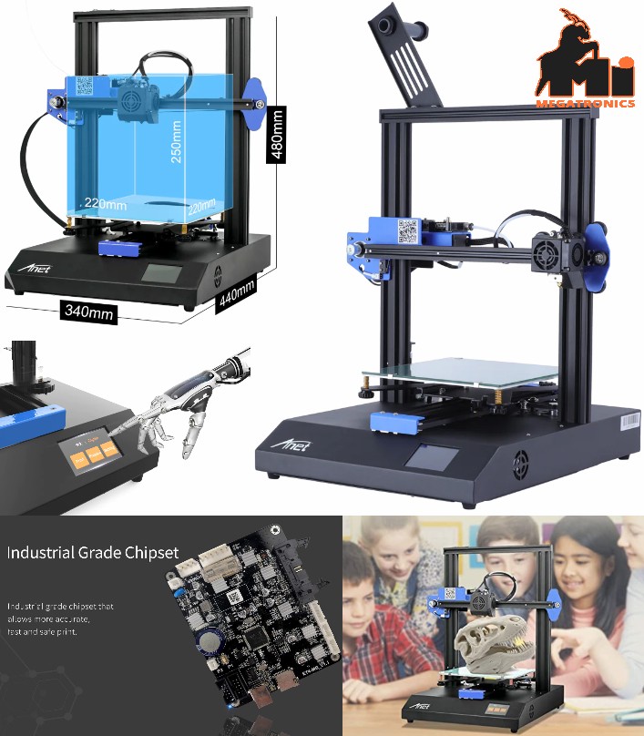 Anet ET4X All-Metal DIY 3D Printer Resume Printing 2.8 LCD Touch Screen, Enhance