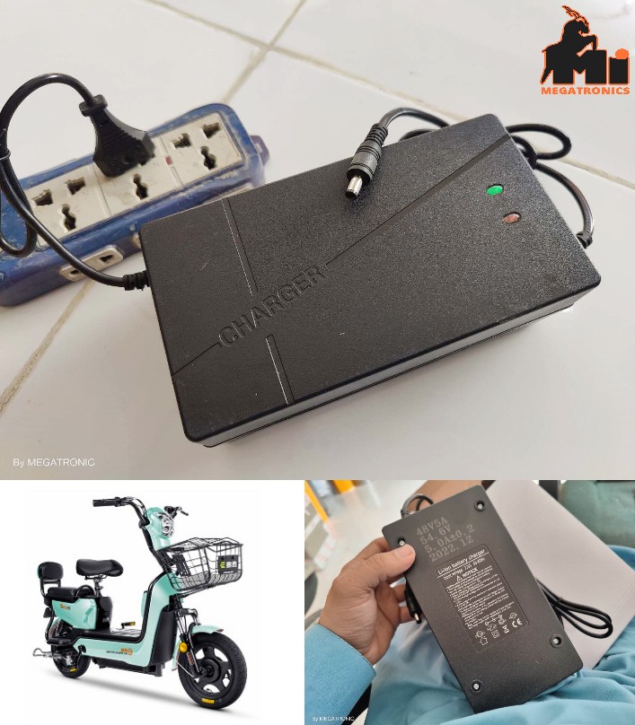 48V-54.6V 5A Ebike Electric bicycle charger lithium battery smart charger
