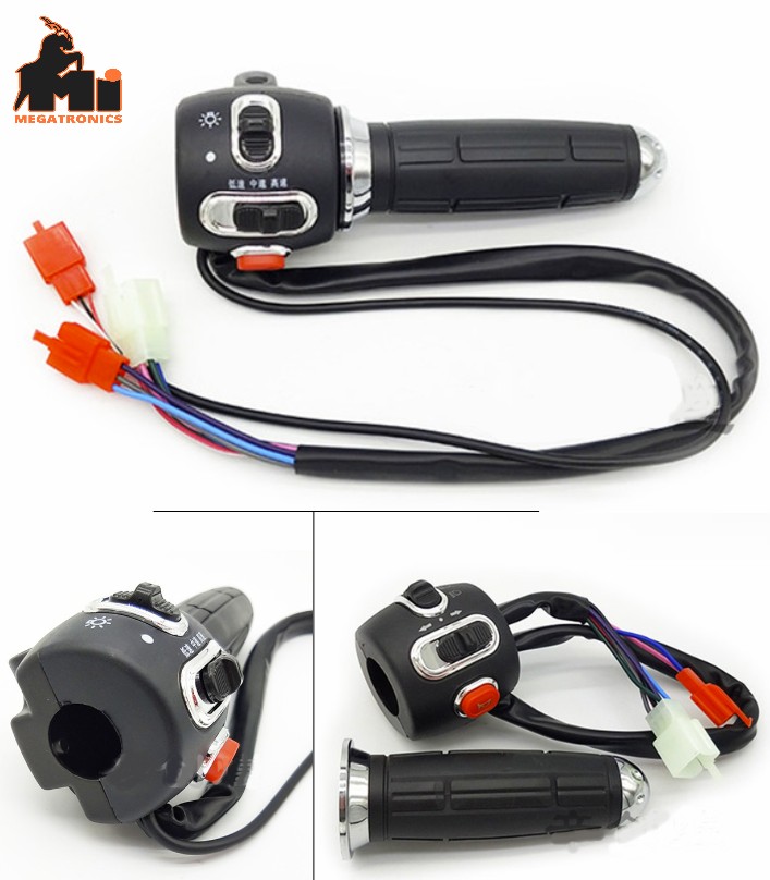 7th gen Electric vehicle throttle electric motorcycle handle EVER+SWITCH+THROTTL
