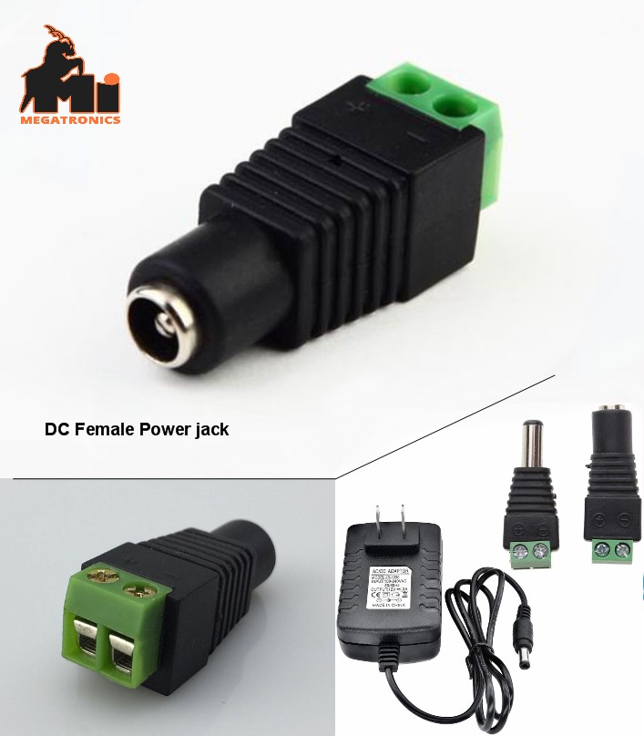 Female DC Power connector jack 5.5x2.1mm socket