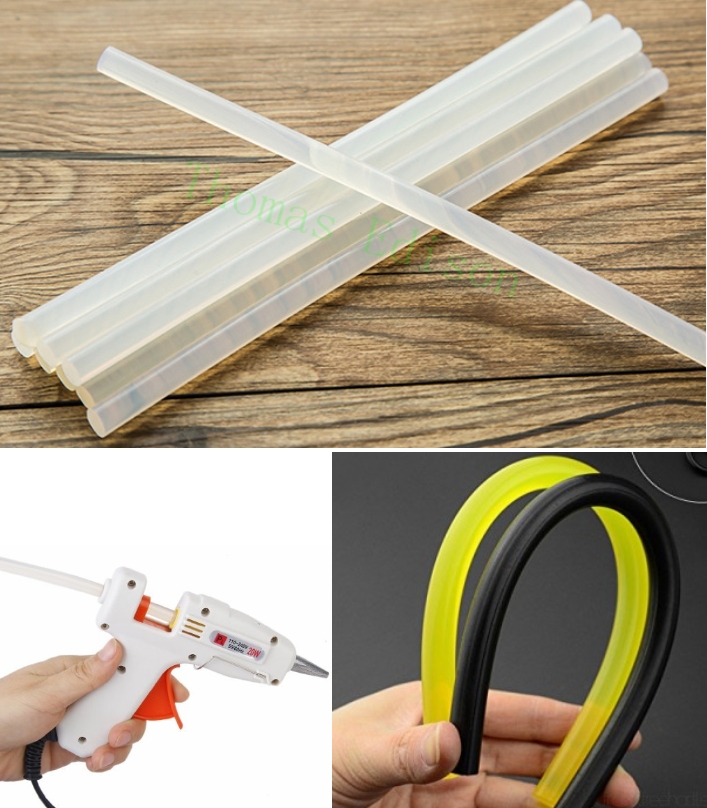 7mm transparent Hot Glue Stick Adhesive Rods Hot