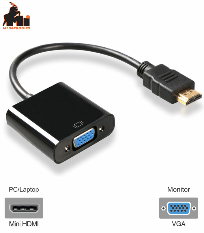 HDMI to VGA cable Video Converter Adapter Cable 4K