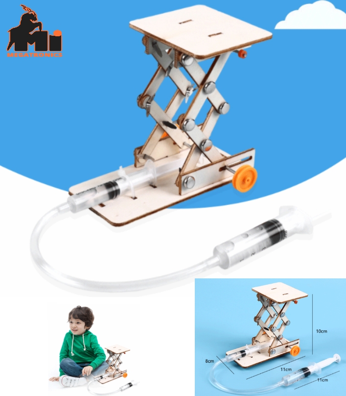 Creative hydraulic lift school science experiment STEM Toy