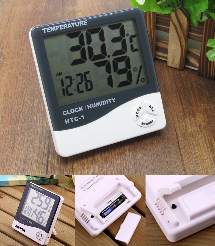 HTC-1 digital hygrometer temperature humidity