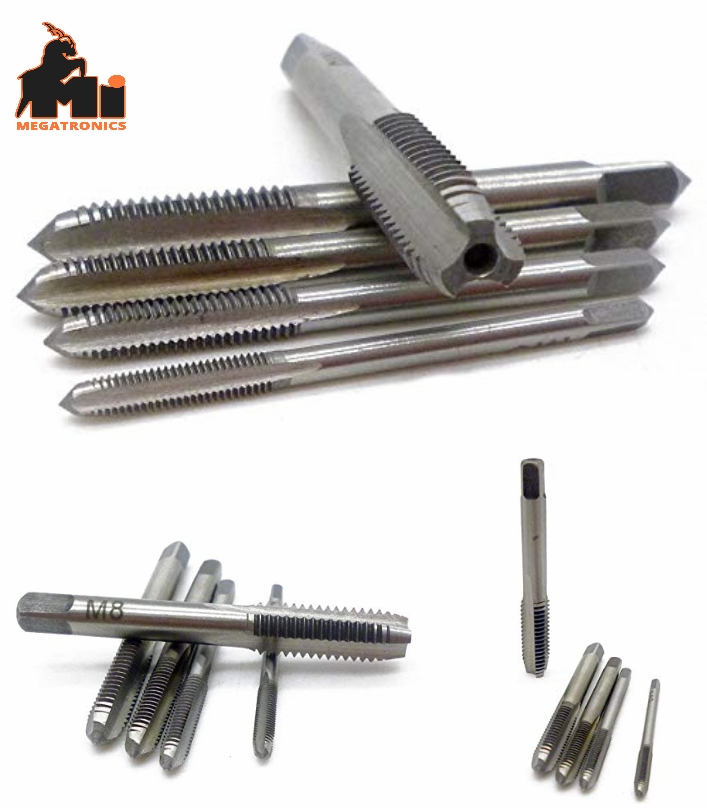 Hand Tap Thread Metric Plugs Taps Set M3 M4 M5 M6 tapping tool screw