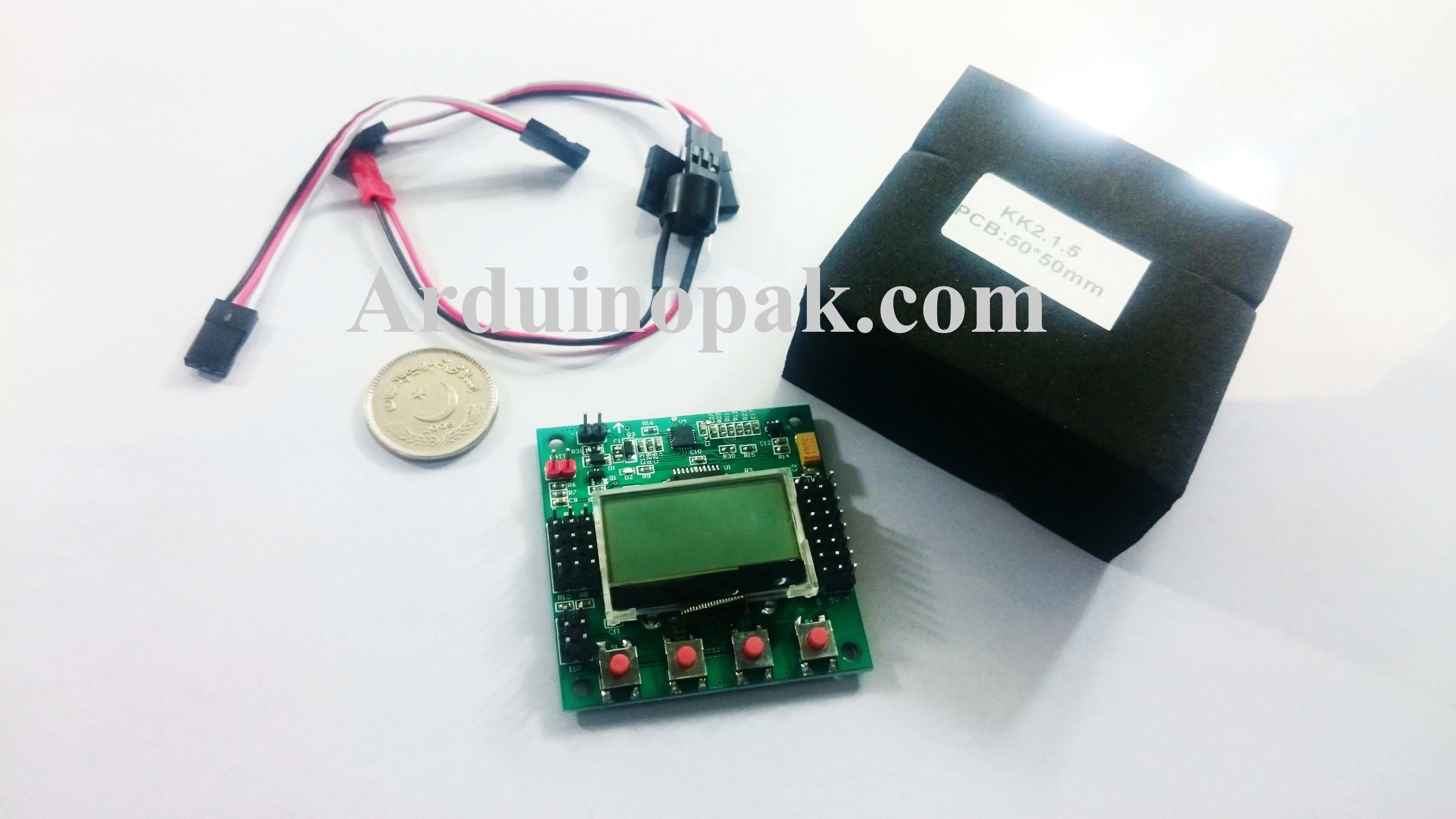 KK2.1.5 LCD Flight Control Board for quadcopter, H