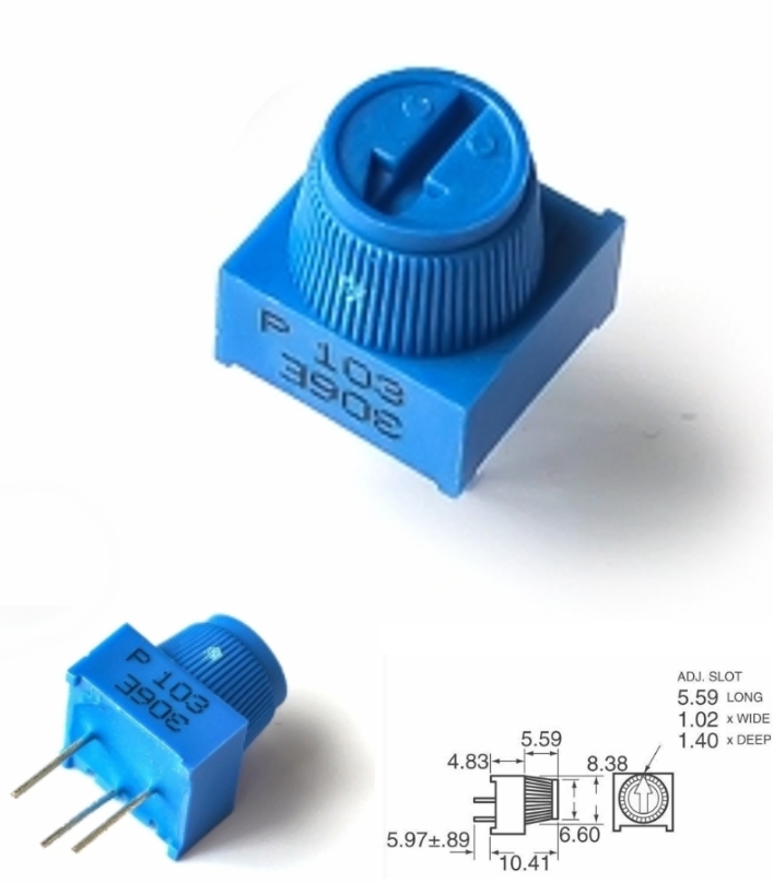 3386P-1-103 10K variable resistor Potentiometer Tr