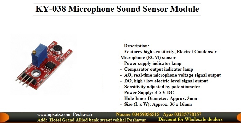 Microphone sound sensor module KY-038