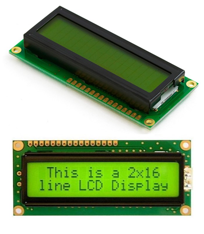 LCD1602 LCD16*2 16x2 Character LCD screen display Module green Arduino PIC 8051