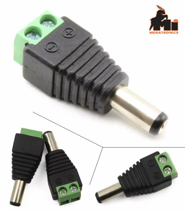 DC Power connector Male jack 5.5x2.1mm socket