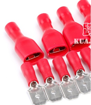 Red Insulated Wire Cable Connector male female