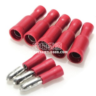 50pcs Male Female red Insulated Bullet Connector T