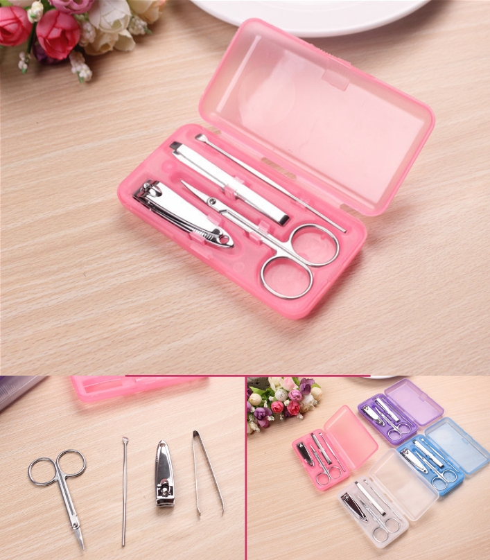 W5104 Stainless Steel Nail Tool Set Plastic Box Na