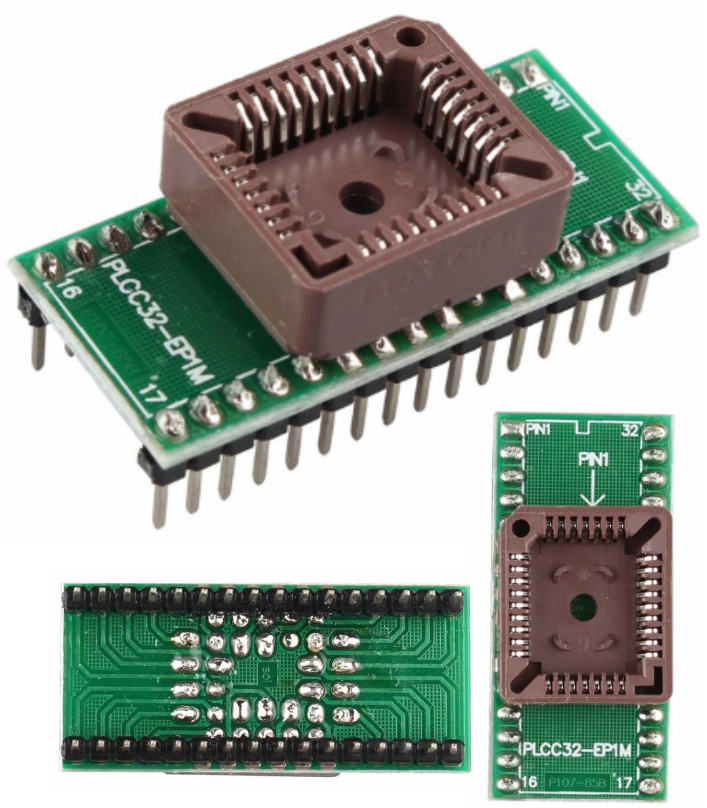 PLCC32 to DIP32 Programmer Socket Seat Adapter Module