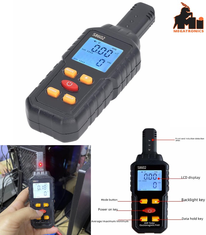 S8602 electromagnetic radiation tester Radio Frequency Meter Electromagnetic Fie