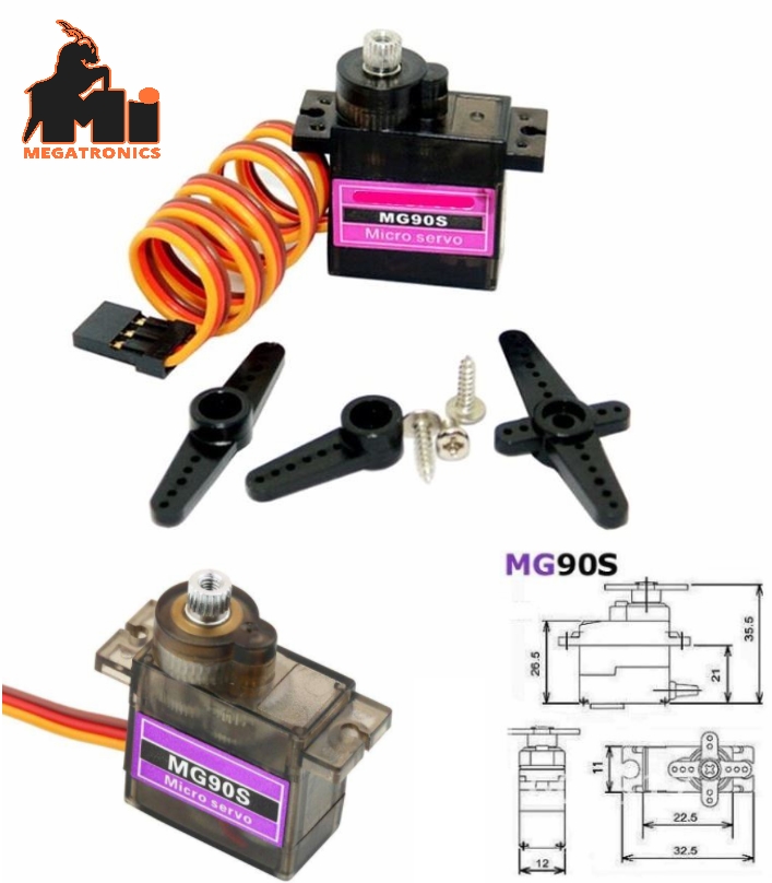 TowerPro MG90S Metal gear micro servo 12g