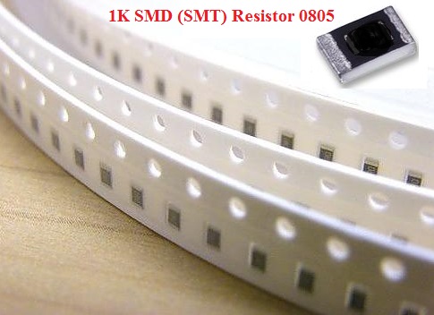 SMT Chip Resistor 0805 1K ohm 5% 0.125W 