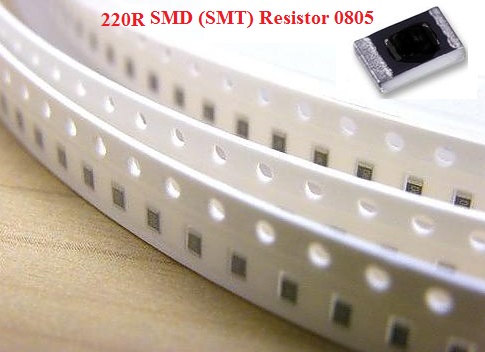 SMT Chip Resistor 0805 220R ohm 5% 0.125W 