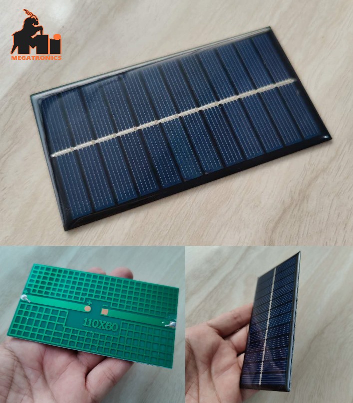 Solar Panel 6V 1.1W Polycrystalline silicon