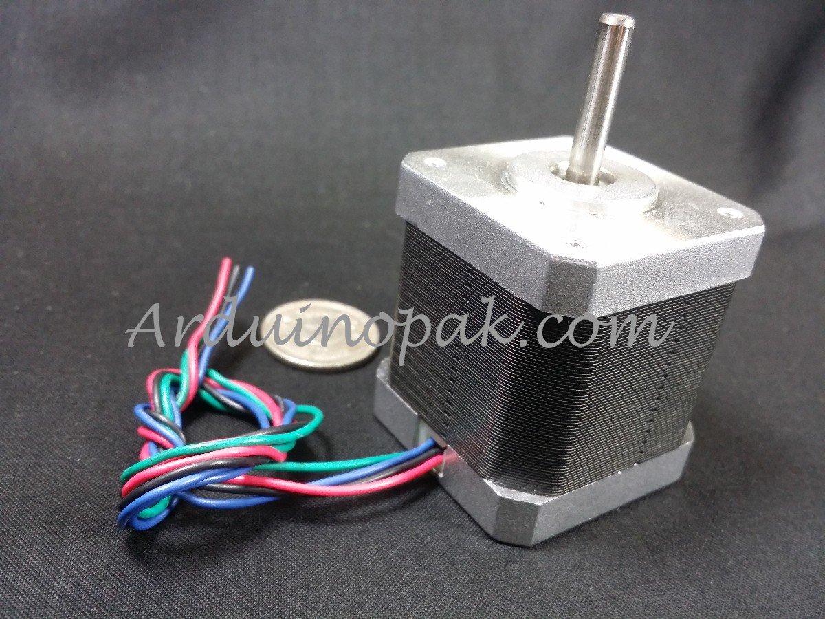 42 stepper motor 1.8 degrees 1.5A 4kg 2 phase 4-wi