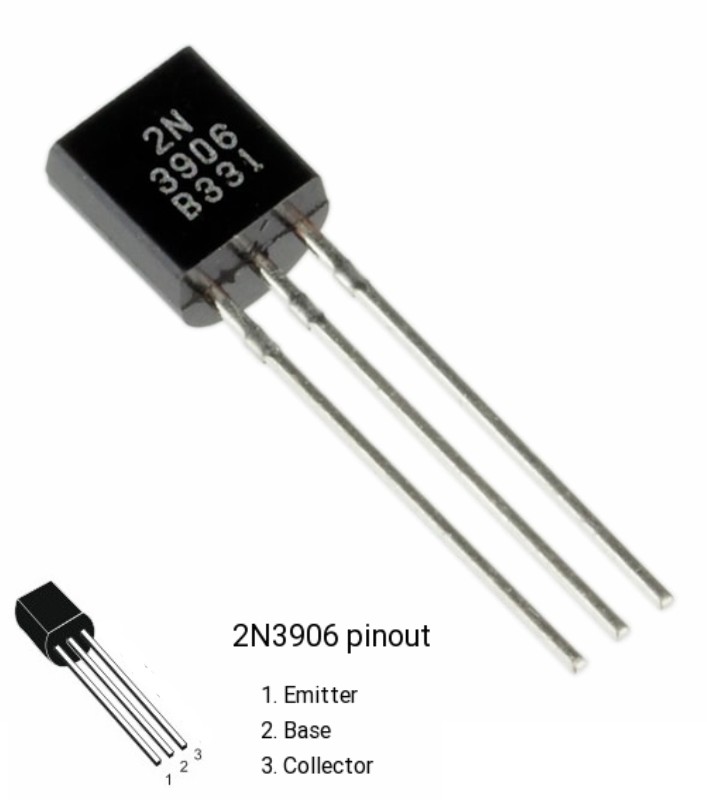 Arduino 10x Transistor PNP 2N3906 Prototipos  TO 92