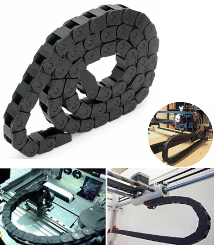 Towline Cable Drag Chain 10x10 1Meter for 3D CNC