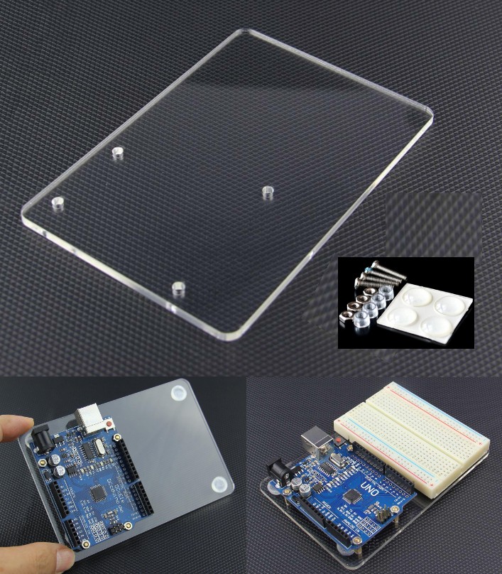 Arduino UNO Acrylic Experimental Board Platform