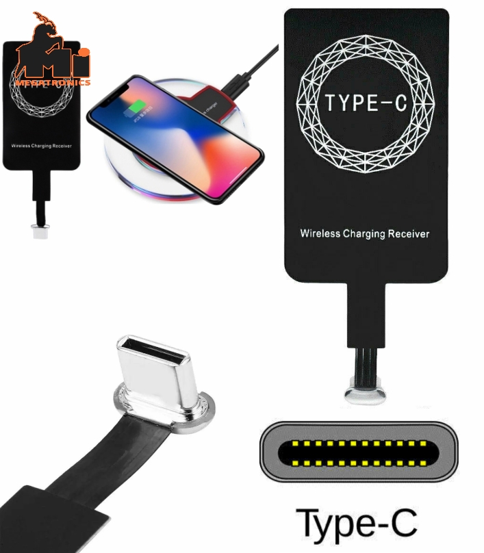 Qi Wireless Charging USB-C Type-C Receiver Charger