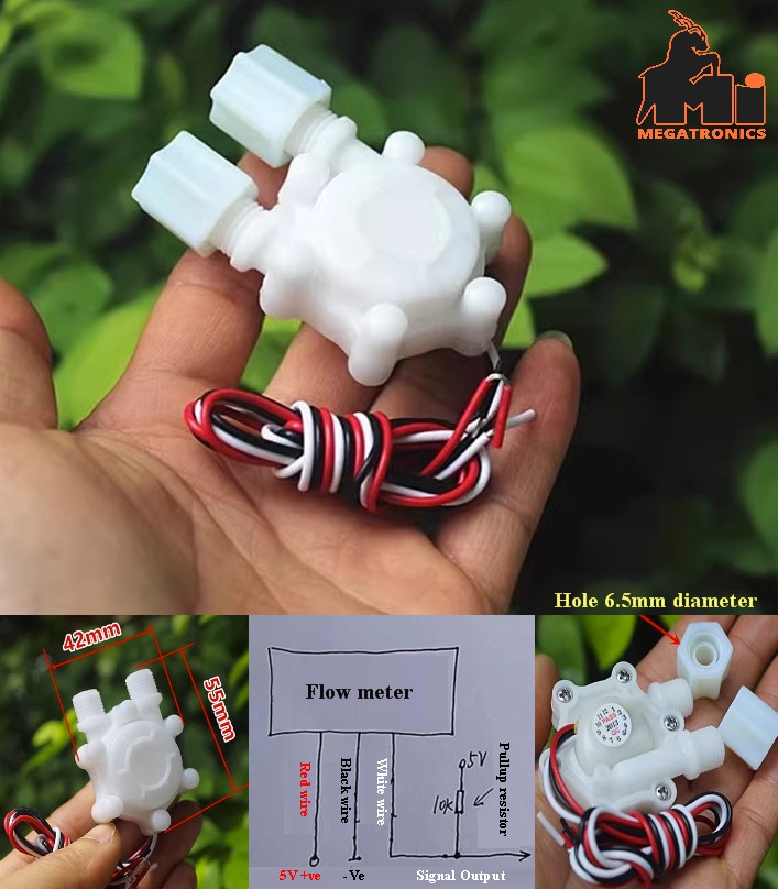 Water Flow meter Sensor Hall effect Switch Vending Machine Turbine Flowmeter