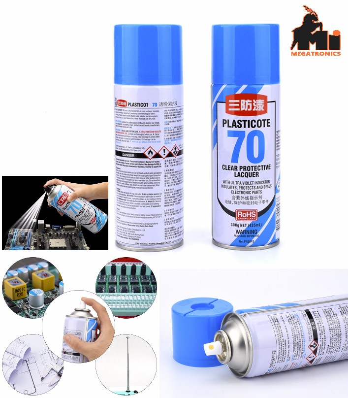 CRC70 2043 Plasticote three-proof paint PCB waterproof insulating moisture-proof
