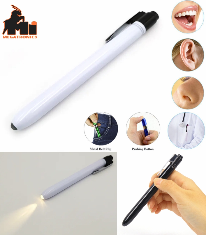 Aluminum medical examination pen yellow light Diagnostic Penlight LED Light Otos