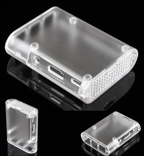 raspberry pi 3 and 2 crystal Case Cover Shell Encl