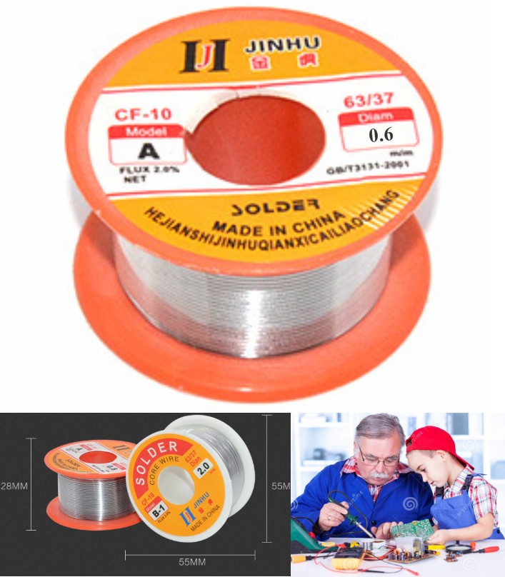 Rosin core solder wire 50g 0.6mm soldering wire