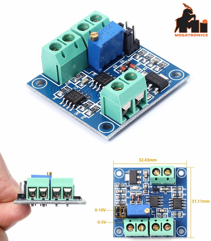 0-5V/0-10V to 0-100% Voltage to PWM Converter