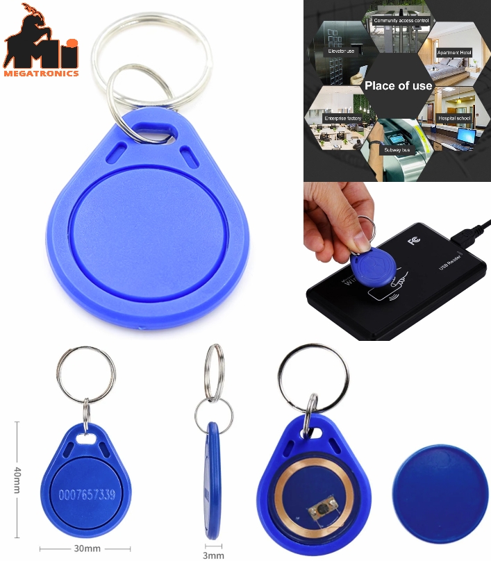 S50 13.56MHz FM1108 1K RFID Key Fob keychain Compatible MIFARE ISO14443A Access 